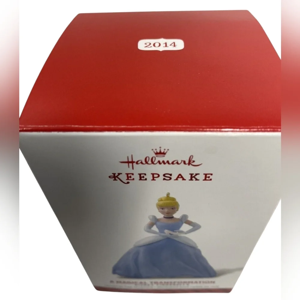 Disney Beauty & The Beast + Cinderella Xmas Hallmark Ornaments